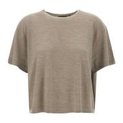 Merino Wol Trui Duif Grijs Theory , Beige , Dames