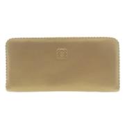 Pre-owned Leather wallets Loewe Pre-owned , Yellow , Dames