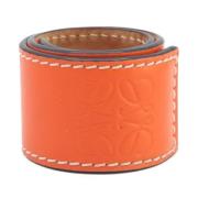 Pre-owned Leather bracelets Loewe Pre-owned , Orange , Dames