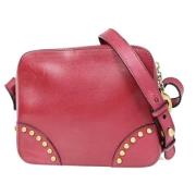 Pre-owned Leather celine-bags Celine Vintage , Red , Dames