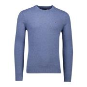 Blauwe heren trui Tommy Hilfiger , Blue , Heren