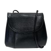 Pre-owned Leather shoulder-bags Yves Saint Laurent Vintage , Black , D...