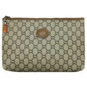 Pre-owned Canvas gucci-bags Gucci Vintage , Beige , Dames