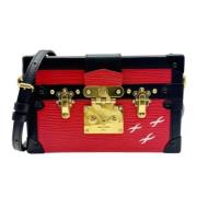 Pre-owned Leather louis-vuitton-bags Louis Vuitton Vintage , Red , Dam...