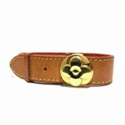 Pre-owned Leather bracelets Louis Vuitton Vintage , Brown , Dames