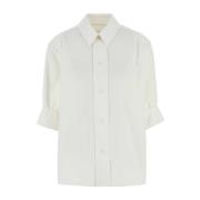 Witte Poplin Overhemd Klassieke Stijl Jil Sander , White , Dames