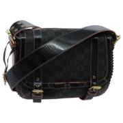 Pre-owned Leather shoulder-bags Loewe Pre-owned , Black , Dames