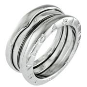 Pre-owned White Gold rings Bvlgari Vintage , Gray , Dames