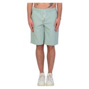 Cargo Shorts in Verde, Lichtgewicht Stijl Eleventy , Green , Heren