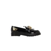 Dames Ketting Loafers N2002 Model B Blugirl , Black , Dames