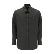 V-Logo Overshirt Jack Herenmode Valentino , Green , Heren