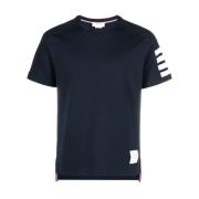 Blauwe 4-Bar T-shirt en Polo Thom Browne , Blue , Heren