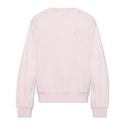 Katoenen sweatshirt met geborduurd logo Etro , Pink , Heren