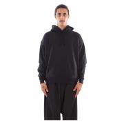 Zwarte Grafische Hoodie Achterkant Y-3 , Black , Heren