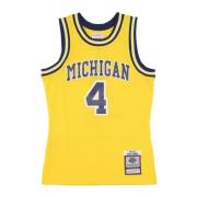 1991 Michigan Wolverines Basketball Tank Top Mitchell & Ness , Yellow ...