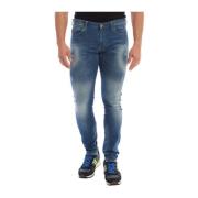 Moderne Skinny Jeans met Elegantie Emporio Armani , Blue , Heren