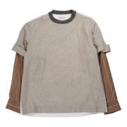 Grijze Shirt met Dubbele Mouw Dries Van Noten , Gray , Heren