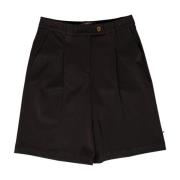 Yuna Low-Rise Bermuda Short Siedrés , Brown , Dames