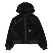 Omkeerbare Actieve Sweat Jacket Carhartt Wip , Black , Dames