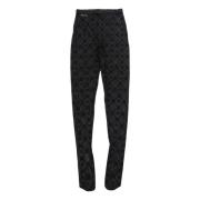 Monogram Leggings Marine Serre , Black , Dames