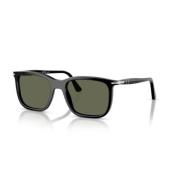 Stijlvolle zonnebril voor dagelijks gebruik Persol , Black , Unisex