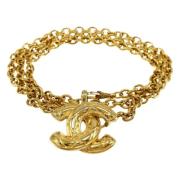 Pre-owned Yellow Gold belts Chanel Vintage , Yellow , Dames