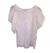 Pre-owned Cotton tops Chloé Pre-owned , White , Dames