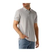 Logo Pique Polo voor Heren Scotch & Soda , Gray , Heren