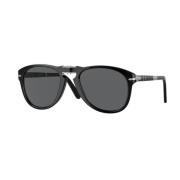 Stijlvolle zonnebril voor dagelijks gebruik Persol , Black , Unisex