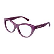 Stijlvolle zonnebril voor modieuze uitstraling Gucci , Purple , Unisex