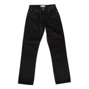 Gewassen Denim Straight Leg Broek Studio Nicholson , Gray , Dames