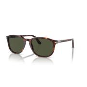 Retro Ronde Zonnebril Persol , Brown , Unisex