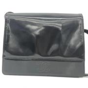 Pre-owned Leather shoulder-bags Chanel Vintage , Black , Dames