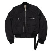 Zwarte Bauhaus Flight Bomber Jas Rick Owens , Black , Heren