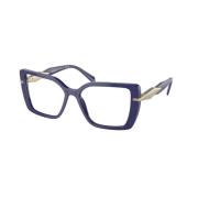 Stijlvolle zwarte zonnebril Prada , Blue , Unisex