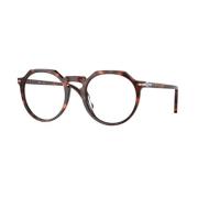 Klassieke zonnebril met zwart montuur Persol , Brown , Unisex