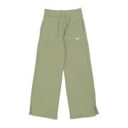 Fleece Wijde Broek Phoenix Alligator Nike , Green , Dames