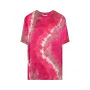 Satin Solar Flare Tee One Teaspoon , Multicolor , Dames