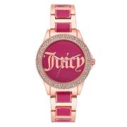 Multicolor Metalen Horloge Juicy Couture , Pink , Dames