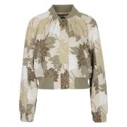 Bloemen Blouson Jas Marc Cain , Multicolor , Dames