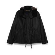 Waterdichte Wax Parka Jas Barbour , Black , Heren