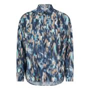 Blouse met Print Betty & Co , Blue , Dames