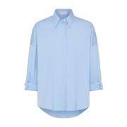 Lichtblauw Herenshirt Brunello Cucinelli , Blue , Dames