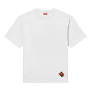 Geborduurd T-shirt Lichtgewicht Jersey Kettingsteek Kenzo , White , He...