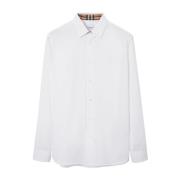 Witte Stijlvolle Overhemden Burberry , White , Heren