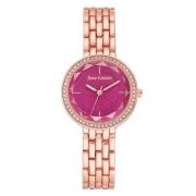 Roze Metalen Analoge Quartz Horloge Juicy Couture , Multicolor , Dames