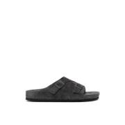 Exquise Suède Sandalen Birkenstock , Gray , Heren