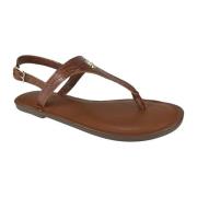 Tierney Platte Sandalen Polo Ralph Lauren , Brown , Dames