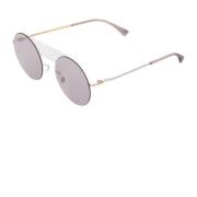 Stijlvol Grijs Goud Zonnebril Mykita , Gray , Dames