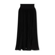 Geplooide rok Alaïa , Black , Dames